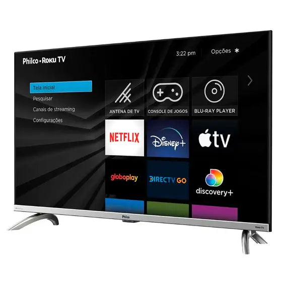 Smart Tv 32 Polegadas Roku Dolby Audio Led Philco